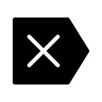Backspace Icon Symbol Design Illustration vector