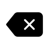 Backspace Icon Symbol Design Illustration vector