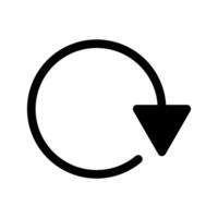 Repeat Icon Symbol Design Illustration vector