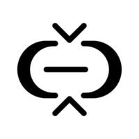 Unlink Icon Symbol Design Illustration vector