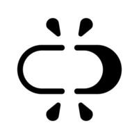 Unlink Icon Symbol Design Illustration vector