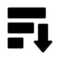 Sort Icon Symbol Design Illustration vector
