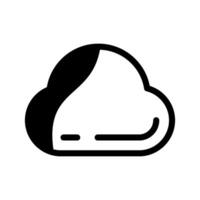 nube icono símbolo diseño ilustración vector