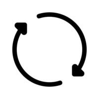 Repeat Icon Symbol Design Illustration vector