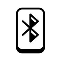 Bluetooth icono símbolo diseño ilustración vector