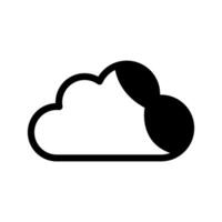 nube icono símbolo diseño ilustración vector