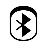 Bluetooth icono símbolo diseño ilustración vector