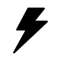 Lightning Icon Symbol Design Illustration vector