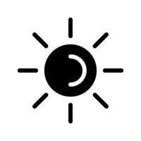 Sun Icon Symbol Design Illustration vector