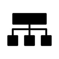 organización icono símbolo diseño ilustración vector