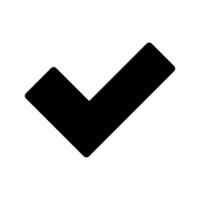 cheque icono símbolo diseño ilustración vector