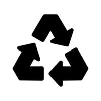 reciclar icono símbolo diseño ilustración vector