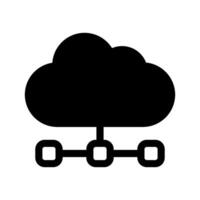 Cloud Network Icon Symbol Design Illustration vector