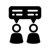 Conversation Icon Symbol Design Illustration vector