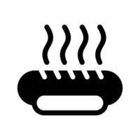 Hot Dog Icon Symbol Design Illustration vector