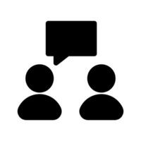 Conversation Icon Symbol Design Illustration vector