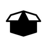 Open Box Icon Symbol Design Illustration vector