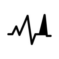 Heart Rate Icon Symbol Design Illustration vector