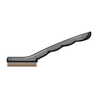 paint wire brush cartoon illustration
