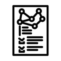 requirement gathering analyst line icon illustration vector