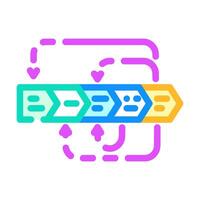 prototyping phase analyst color icon illustration vector