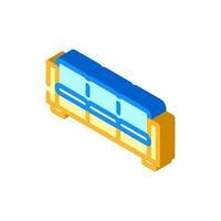 outdoor sofa outdoor furniture isometric icon illustration vector