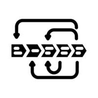 prototyping phase analyst glyph icon illustration vector