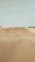 luce del tramonto nel bellissimo deserto di abu dhabi video