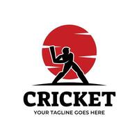 Cricket Logo or football club sign Badge. vector