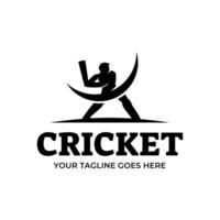 Cricket Logo or football club sign Badge. vector