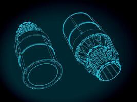 Thrust control nozzle vector