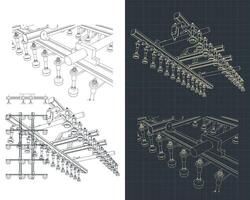 Vacuum gripper illustrations vector