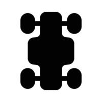 Take a look at carefully crafted icon of racing car, ready to use vector