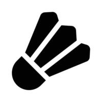 Trendy icon of shuttlecock, badminton shuttlecock design vector