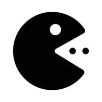 Creatively designed unique icon of pacman, easy to use vector