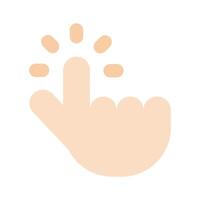 Get this amazing icon of finger tap, interactive design vector