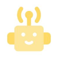 Creatively crafted icon of ai robot, ready to use vector