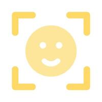 Download this amazing icon of face detection in modern style vector