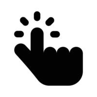 Get this amazing icon of finger tap, interactive design vector