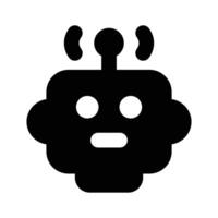 Creatively crafted icon of ai robot, ready to use vector