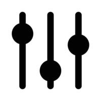 A trendy icon design of equalizer in editable style vector