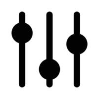 A trendy icon design of equalizer in editable style vector