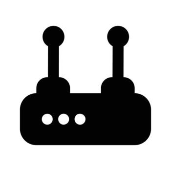 Wifi router icon design, wireless internet provider vector