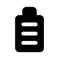 Pixel perfect icon of battery status in unique style, ready for premium use vector