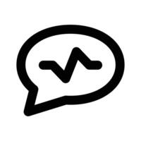 Trendy icon voice recognition, ready for premium use vector