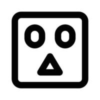 Well designed icon of power socket in modern style vector
