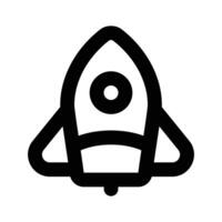 Creatively designed icon of startup, concept of business launching vector