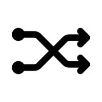 Get your hold on this amazing icon of crossover arrow vector