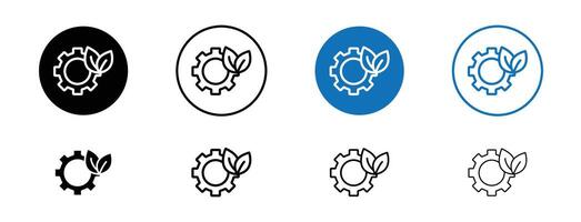 Ecology icon set vector