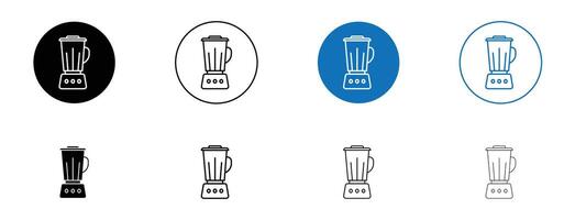 Juicer icon set vector